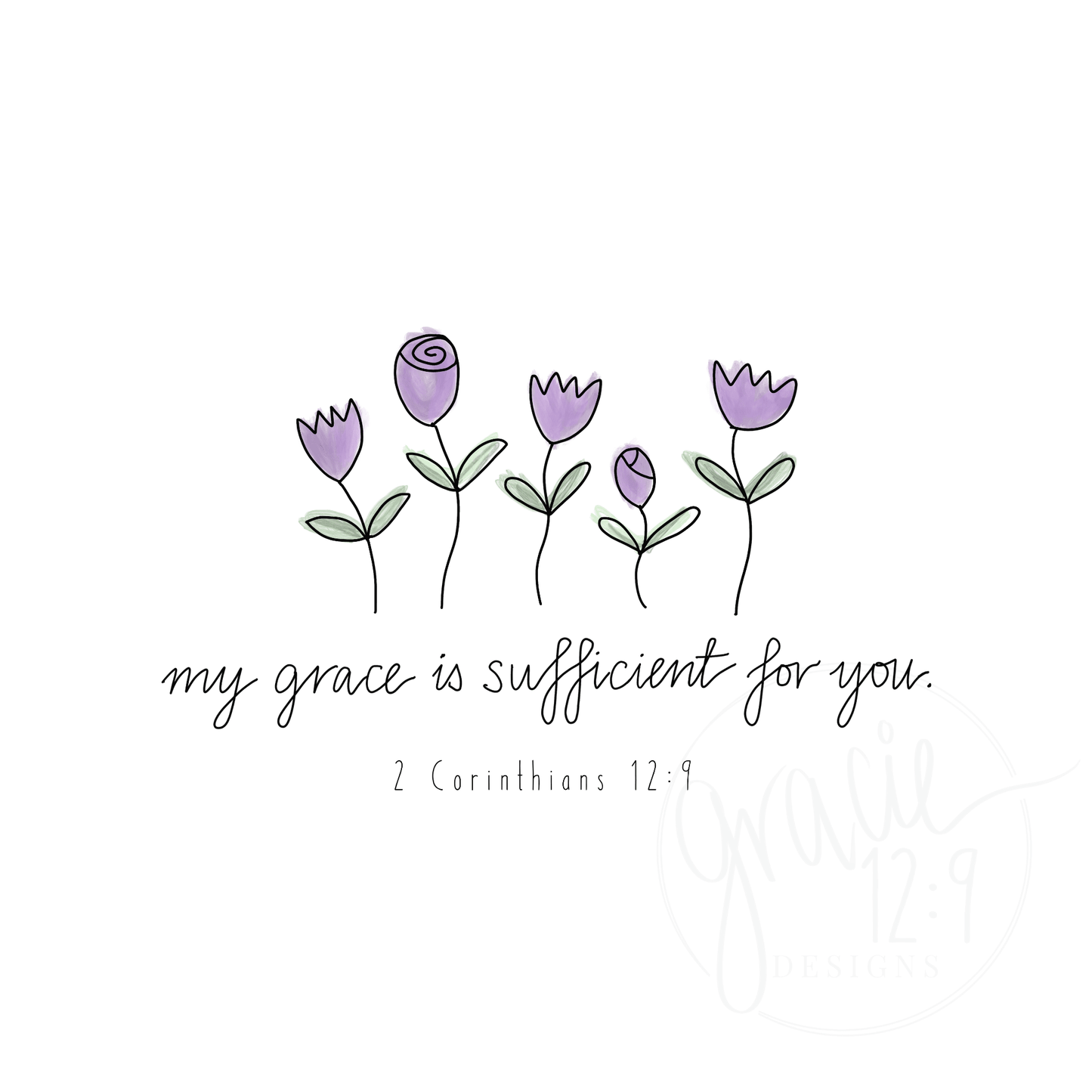 "My grace is sufficient for you"