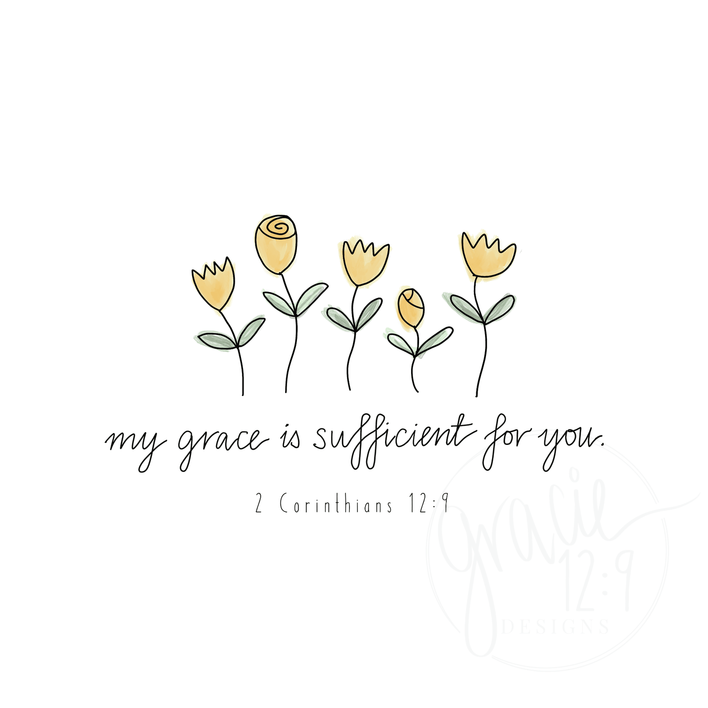 "My grace is sufficient for you"